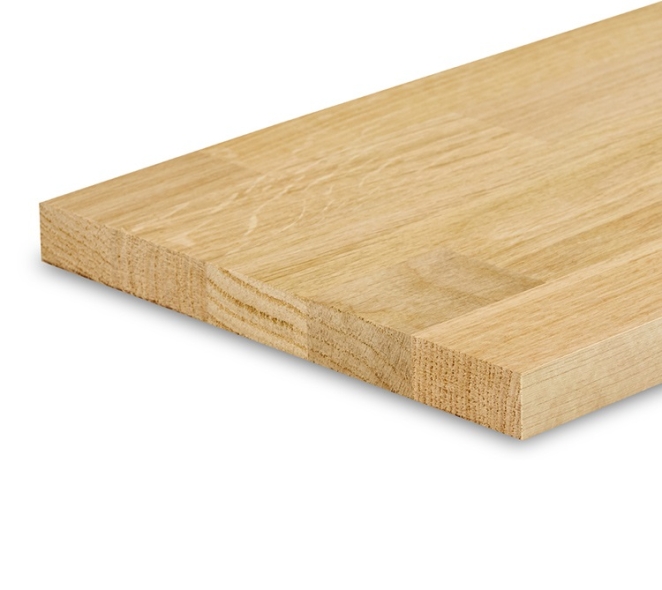 Tablero de madera alistonado Roble 4500x1220x32mm