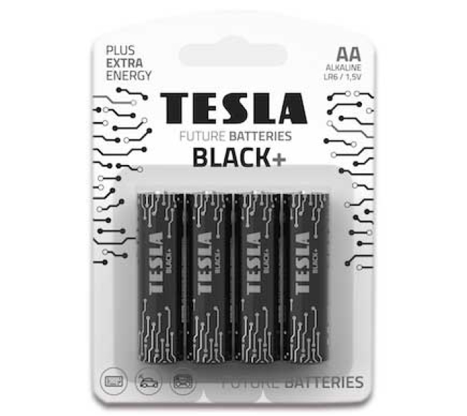 alcalinas Tesla Black+ LR06 AA
