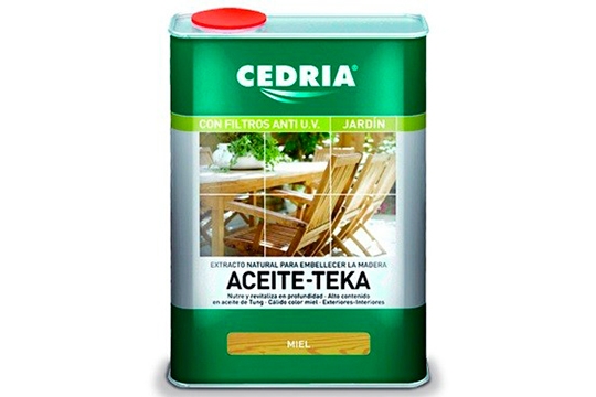 Aceite de teca