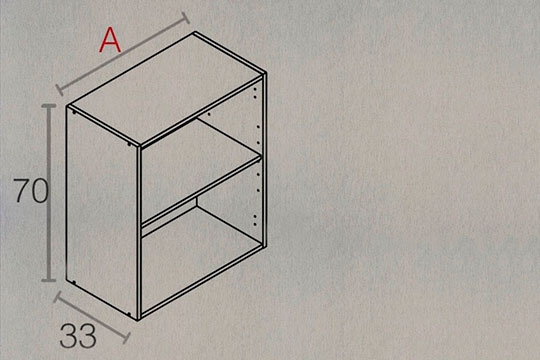 Muebles altos de cocina aluminio