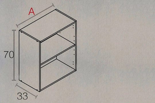 Muebles altos de cocina aluminio