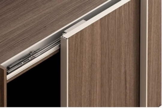 Puertas correderas de madera SPACE+ de Emuca