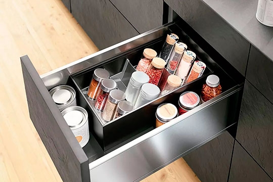 Ambia-Line: organización interior Legrabox