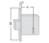CERRADURA EMBUTIR LIM 205 LLAVE GORJAS CERRADURA EMBUTIR LIM 205 LLAVE GORJAS