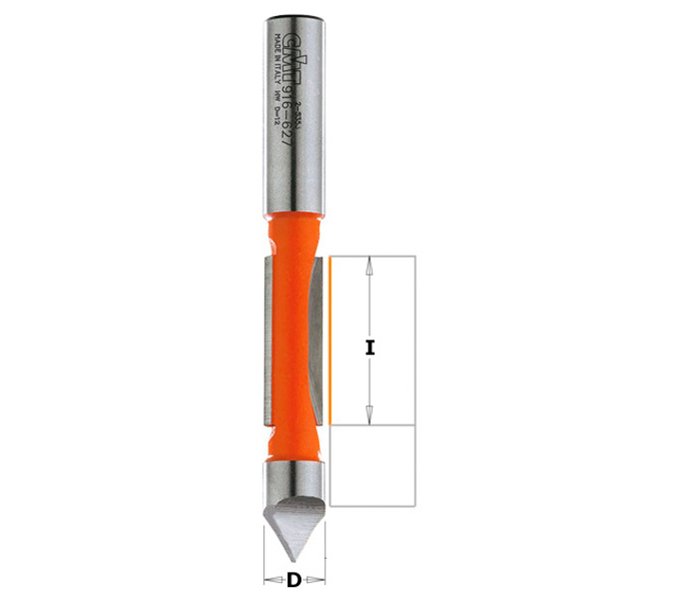 FRESA CMT AGUJEREAR Y RECORTAR C/GUÍA VÁSTAGO 8MM