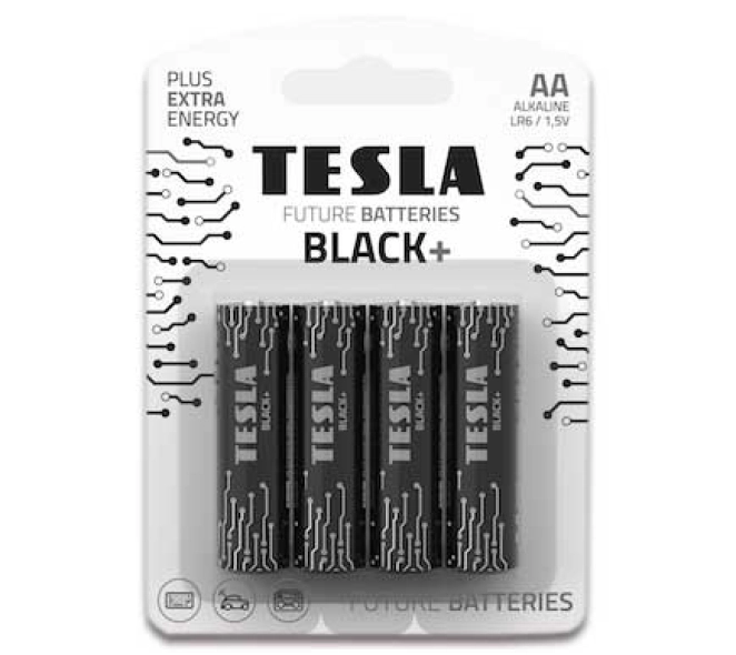 PILA TESLA BLACK+ LR06 (4 UN) PILA TESLA BLACK+ LR06 (4 UN)