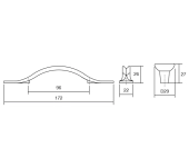 TIRADOR MUEBLE VIEFE RAVIOLO 405 TIRADOR MUEBLE VIEFE RAVIOLO 405
