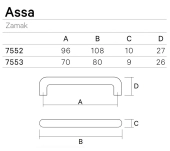 AGAFADOR MOBLE ASSA 755 AGAFADOR MOBLE ASSA 755