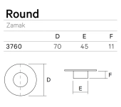 TIRADOR MUEBLE EMBUTIR ROUND 376 TIRADOR MUEBLE EMBUTIR ROUND 376