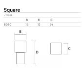 POM MOBLE SQUARE 809 POM MOBLE SQUARE 809