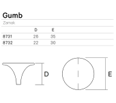 POM MOBLE GUMB 873 POM MOBLE GUMB 873