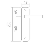 MANILLAS PUERTA PLACA HERRAYMA MR-430 MANILLAS PUERTA PLACA HERRAYMA MR-430