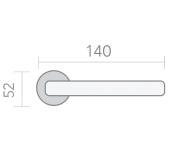 MANILLAS PUERTA ROSETA HERRAYMA R430A MANILLAS PUERTA ROSETA HERRAYMA R430A