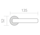 MANILLAS PUERTA ROSETA HERRAYMA R-136 MANILLAS PUERTA ROSETA HERRAYMA R-136