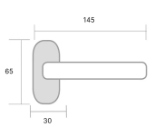 MANILLAS PUERTA PLACA OVALADA HERRAYMA RVI-403 MANILLAS PUERTA PLACA OVALADA HERRAYMA RVI-403