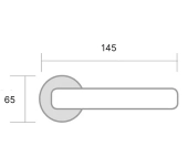MANILLAS PUERTA ROSETA HERRAYMA AR-130 MANILLAS PUERTA ROSETA HERRAYMA AR-130