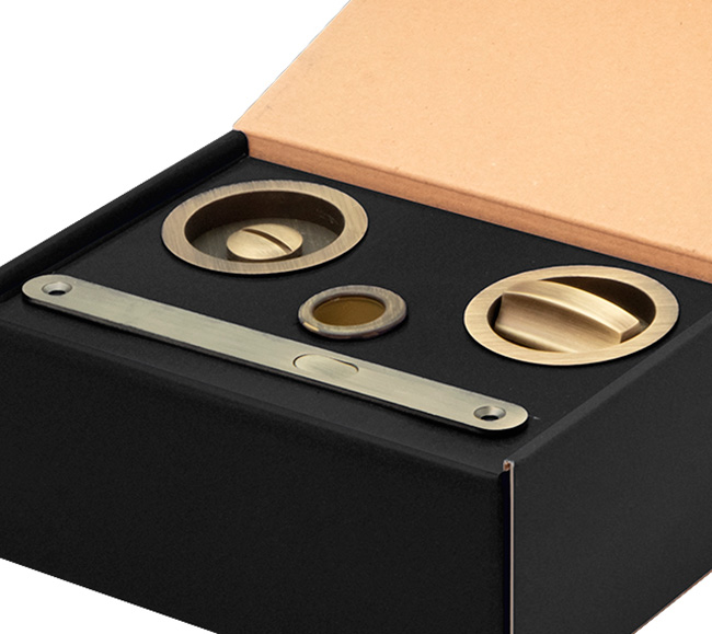 JUEGO PUERTA CORREDERA + CERRADURA JANDEL 7510