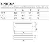 TIRADORE PUERTA CORREDERA UNIX DUO 751 TIRADORE PUERTA CORREDERA UNIX DUO 751
