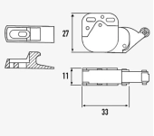 CIERRE EXPULSOR TOCA-TOCA PUSH ON MINI LATCH CIERRE EXPULSOR TOCA-TOCA PUSH ON MINI LATCH