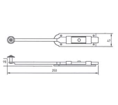 PASADOR SOBREPONER MHA 617 PASADOR SOBREPONER MHA 617