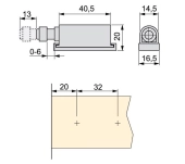 TANCAMENT AUTOMÀTIC EMUCA PUSH LATCH MAGNÈTIC TANCAMENT AUTOMÀTIC EMUCA PUSH LATCH MAGNÈTIC