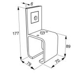 SOPORTE PARED KLEIN K-500/1000 SOPORTE PARED KLEIN K-500/1000