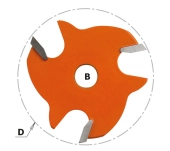 FRESA CIRCULAR CMT PARA RANURAS LATERALES Z3 FRESA CIRCULAR CMT PARA RANURAS LATERALES Z3