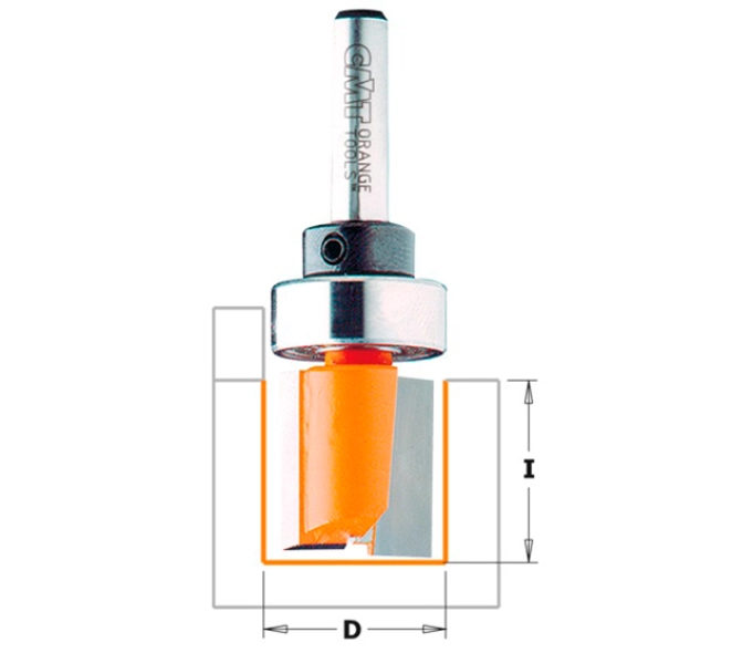 FRESA CMT TALL RECTE PER RETALLAR A/RODAMENTS FRESA CMT TALL RECTE PER RETALLAR A/RODAMENTS
