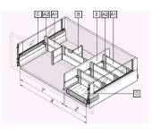SEPARADOR LONGITUDINAL ORGA-LINE ANTARO Z43L100S SEPARADOR LONGITUDINAL ORGA-LINE ANTARO Z43L100S