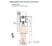 ACCESORIOS SAHECO SF-A300 PLETINA SOBREPONER ACCESORIOS SAHECO SF-A300 PLETINA SOBREPONER