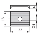 GRAPA TRASERAS DENTADA (100UN) GRAPA TRASERAS DENTADA (100UN)