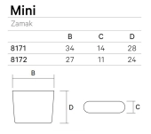 POMO MUEBLE MINI 817 POMO MUEBLE MINI 817