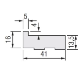 MOLDURA VIDRIO 4MM MOLDURA VIDRIO 4MM