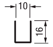 PERFIL "U" PRU10 PERFIL "U" PRU10