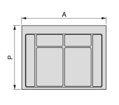 BASE CONTENEDOR BASURA EMUCA RECYCLE 3 HUECOS BASE CONTENEDOR BASURA EMUCA RECYCLE 3 HUECOS