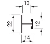 PERFIL "H" PRH10V PERFIL "H" PRH10V
