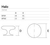 POMO MUEBLE HALO 870