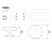 POMO MUEBLE HALO 870 POMO MUEBLE HALO 870