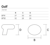POMO MUEBLE GOLF 871