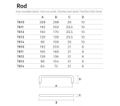 TIRADOR MUEBLE ROD 761 TIRADOR MUEBLE ROD 761
