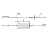 TRANSFORMADOR LUCES LED IP20 (12V DC) TRANSFORMADOR LUCES LED IP20 (12V DC)