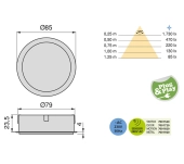 APLIC LED EMUCA SUNLED ENCASTAR APLIC LED EMUCA SUNLED ENCASTAR