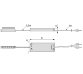 TRANSFORMADOR LUCES LED IP20 (12V DC) TRANSFORMADOR LUCES LED IP20 (12V DC)