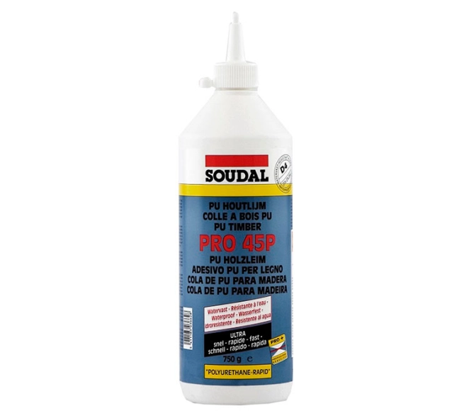 COLA POLIURETANO SOUDAL PRO45P D4 RÁPIDA