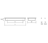 TIRADOR MUEBLE EMBUTIR VIEFE RASO 0091 TIRADOR MUEBLE EMBUTIR VIEFE RASO 0091