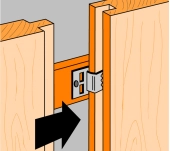 CLIPS REVESTIMIENTOS DE MADERA (250UN) CLIPS REVESTIMIENTOS DE MADERA (250UN)