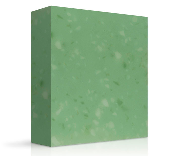 MEGANITE SOLID SURFACE ACRYLIC GREEN ICE