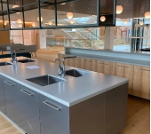 MEGANITE SOLID SURFACE 100% ACRYLIC BLUE BAYOU MEGANITE SOLID SURFACE 100% ACRYLIC BLUE BAYOU