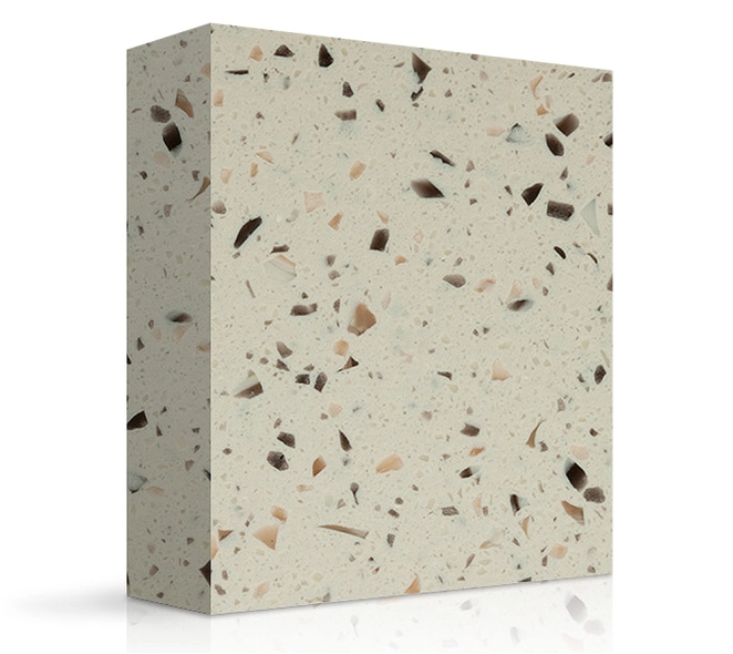 MEGANITE SOLID SURFACE ACRYLIC SHELL MOSAIC