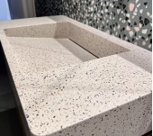 MEGANITE SOLID SURFACE ACRYLIC SHELL MOSAIC